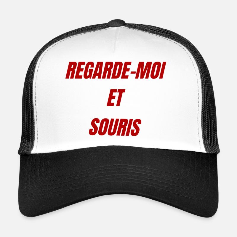 Regarde Moi et Souris Casquette trucker 