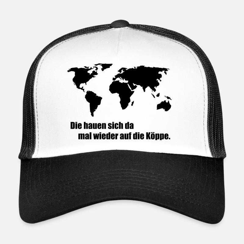 Carte du monde Casquette trucker 