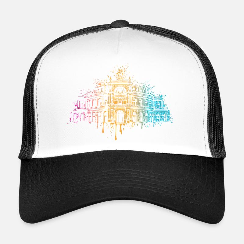 Bunte Semperoper Dresden Kunst Casquette trucker 