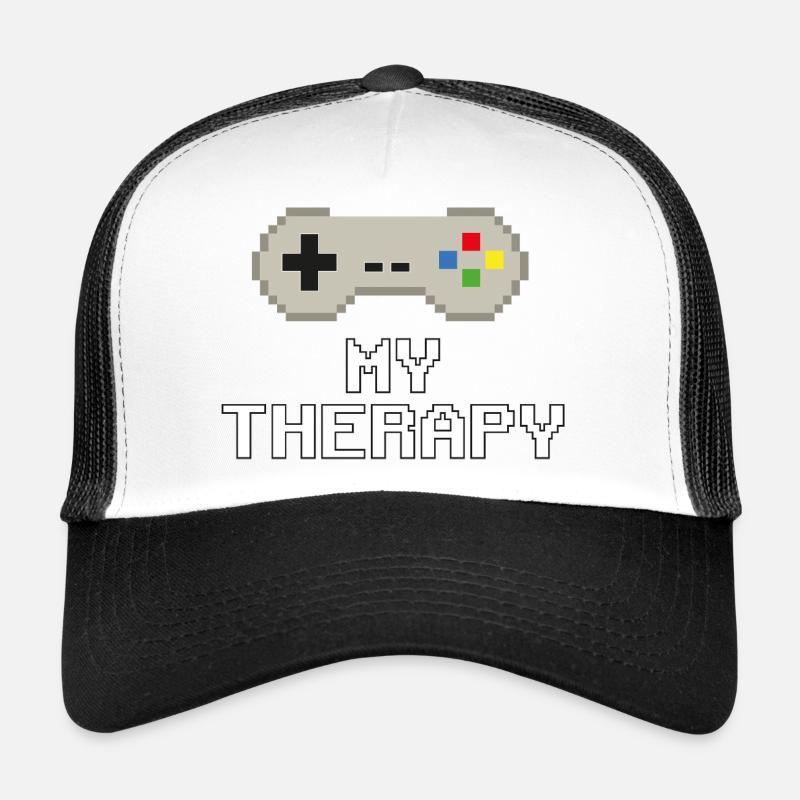 My Therapy – Pixel Power Trucker Cap
