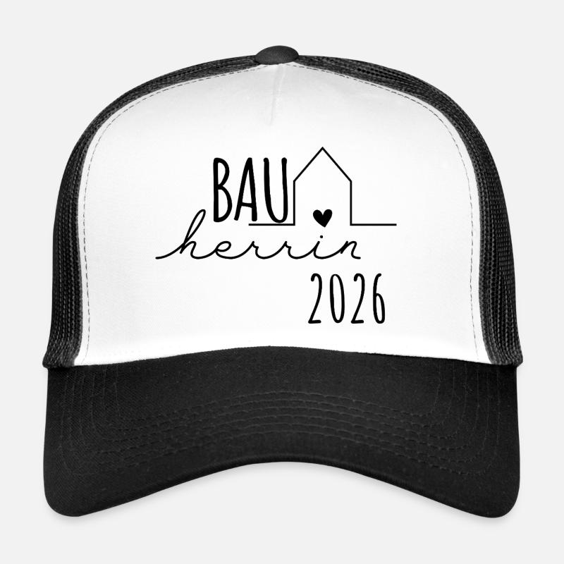 Bauherrin 2026 Geschenk Hausbau Baustelle Trucker Cap
