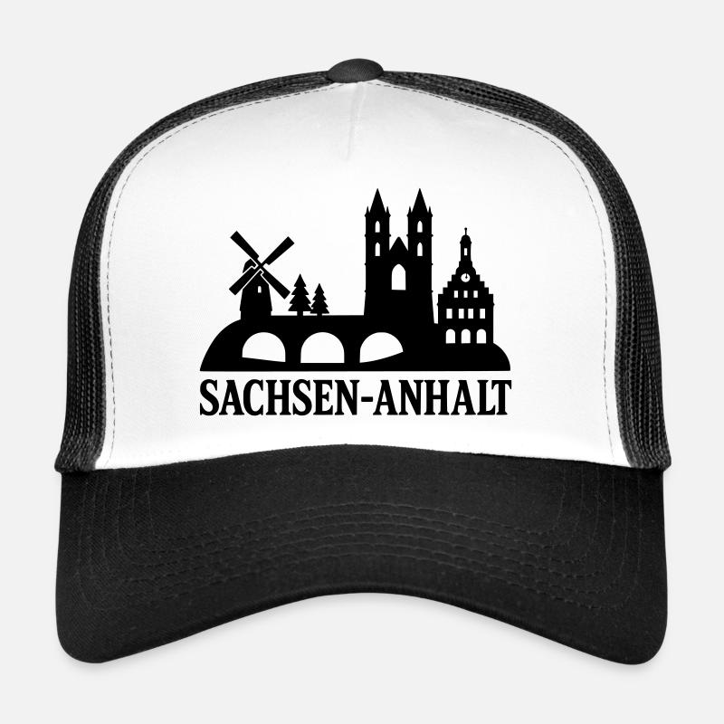 Saxe-Anhalt État Silhouette Casquette trucker 