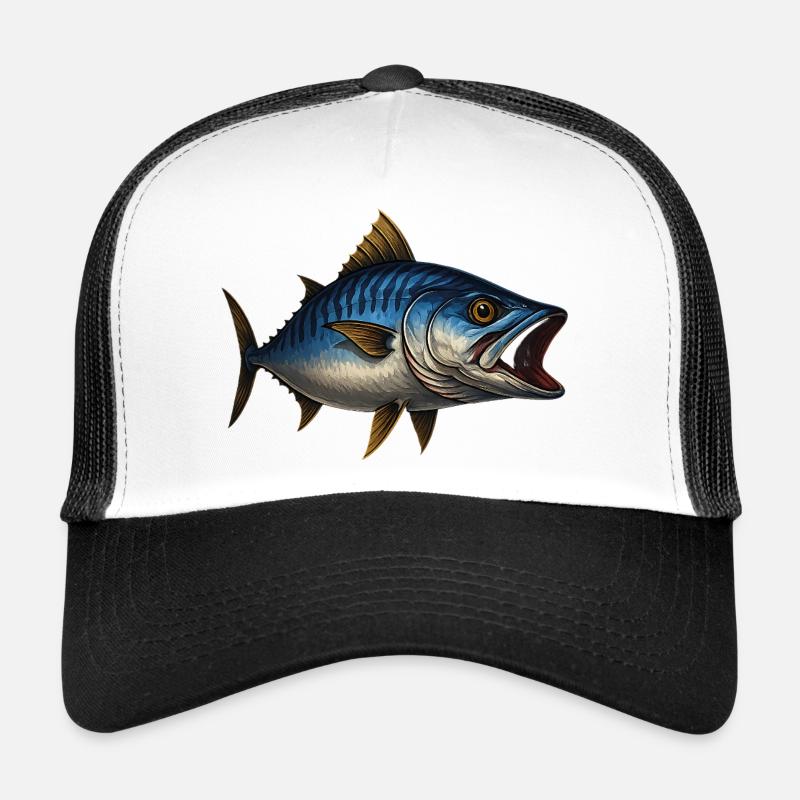 Illustration dynamique de thon rouge Casquette trucker 