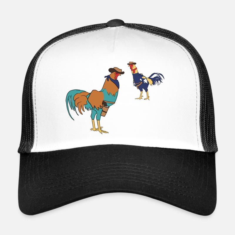 Rivalen - Trucker Cap - Weiß/Schwarz