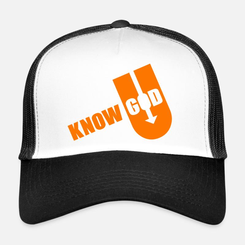 Known God Bold Typography Trucker Cap