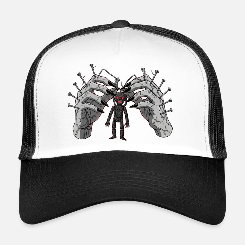 Demonic Hands Puppet Show Horror Gothic Trucker Cap