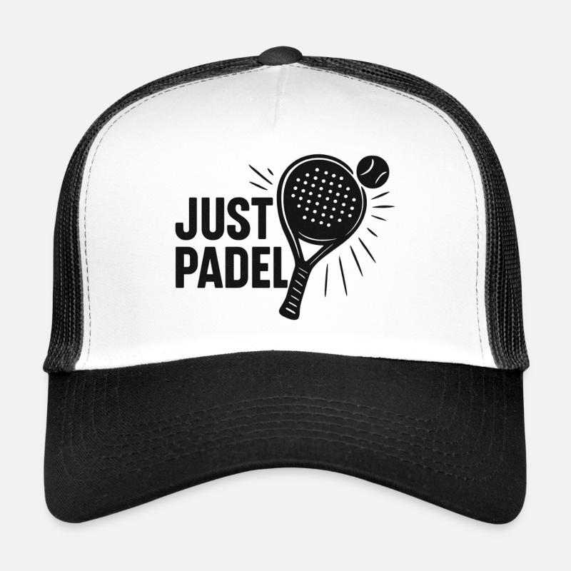 Juste des silhouettes de logo Padel Casquette trucker 