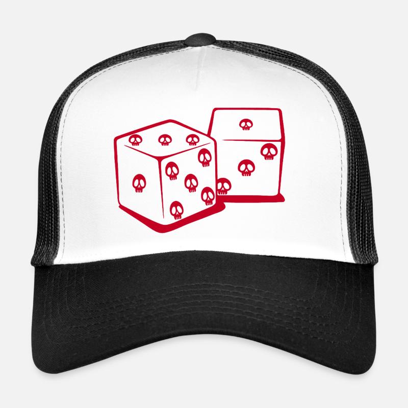 Playing with dice (red) Trucker Cap
