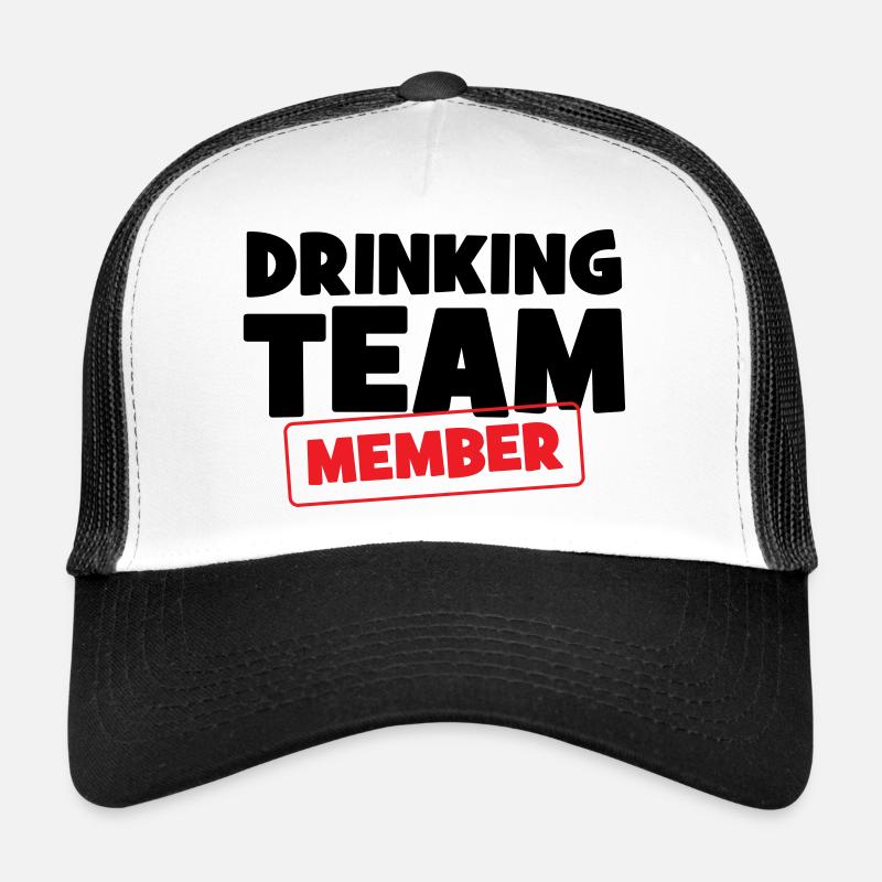 Mitglied des Trinkteams / Alkohol Trucker Cap