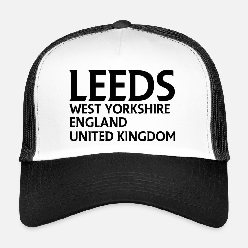 Leeds – England Liedtextdesign Trucker Cap