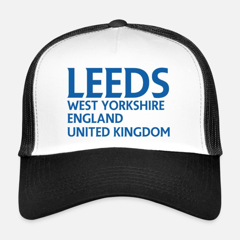Leeds – Angleterre Conception des paroles Casquette trucker 