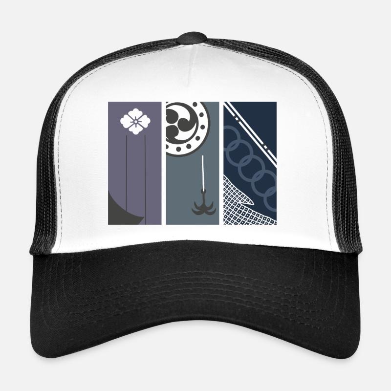 Echos von Edo – Moderne japanische Kunst Trucker Cap