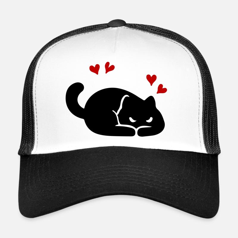 Cœur de Chat Amour Casquette trucker 