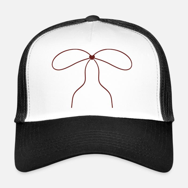 Kunst der kontinuierlichen Bogenlinie Trucker Cap