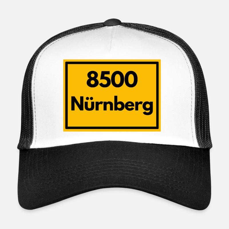 OLD POSTCODE POSTCODE RETRO 8500 NÜRNBERG FRANKEN Trucker Cap
