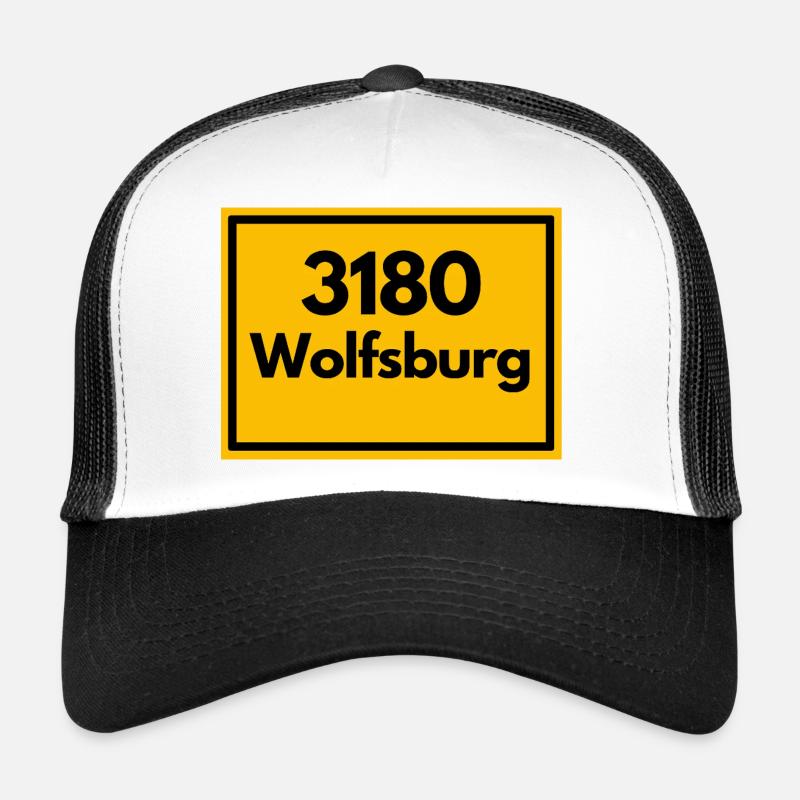 ALTE POSTLEITZAHL PLZ RETRO 3180 WOLFSBURG  Trucker Cap