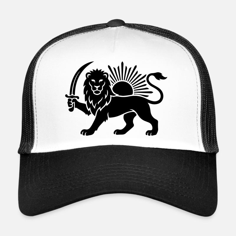Lion perse Perse Iran Casquette trucker 