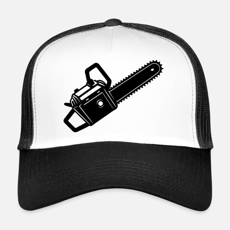 Tronçonneuse à bois Casquette trucker 