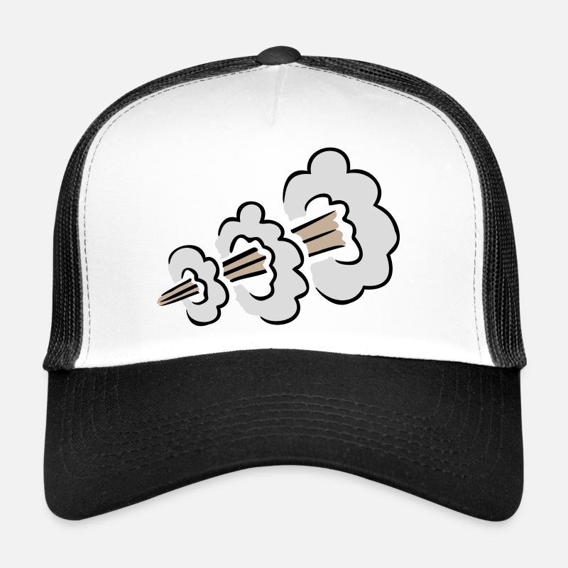 Lauter Furz Explosion Lustig Klohumor Comic Wolke Trucker Cap