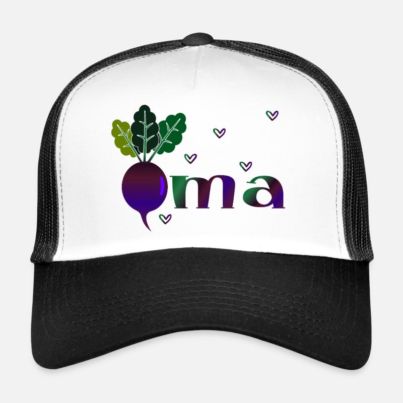 Grand-mère Jardinière - Betterave Casquette trucker 