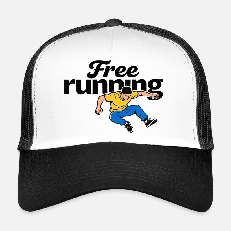 Parkour en course libre Casquette trucker 