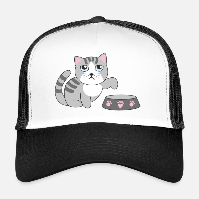 chat affamé Casquette trucker 