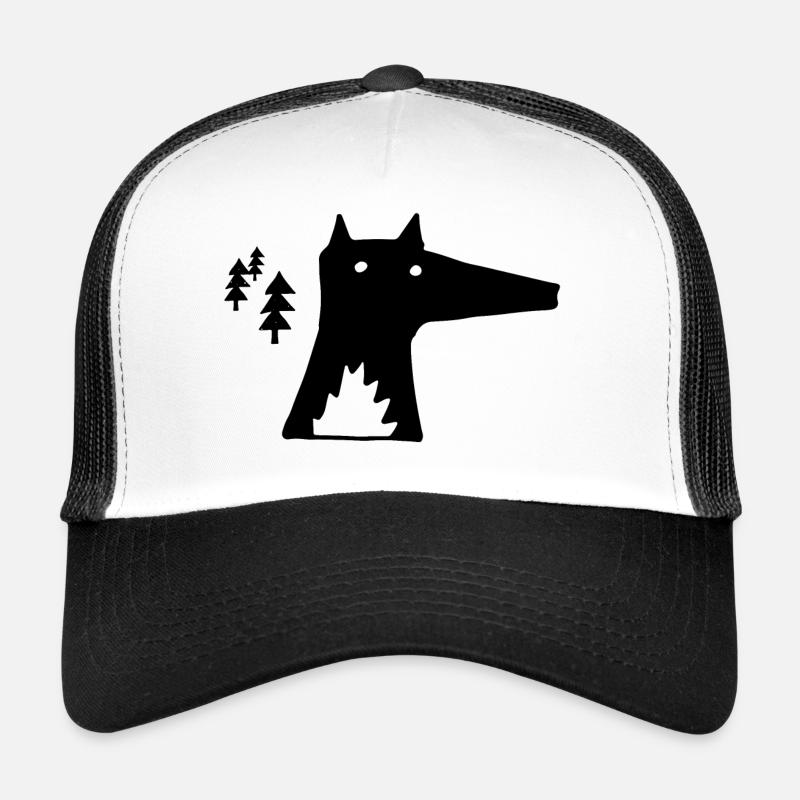 Fox forest dessin Casquette trucker 