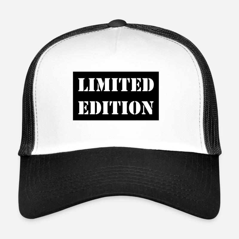Édition limitée - Casquette trucker  - blanc/noir