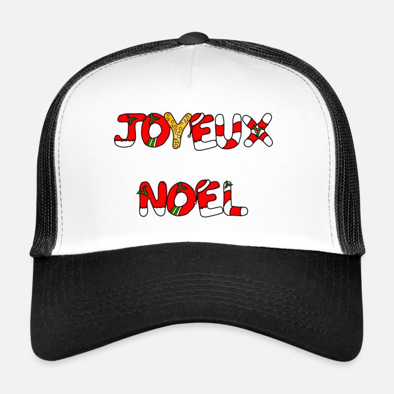 Frohe weihnachten - Trucker Cap - Weiß/Schwarz