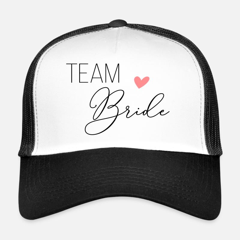 Équipe Bride Heart 2 - Casquette trucker - blanc/noir