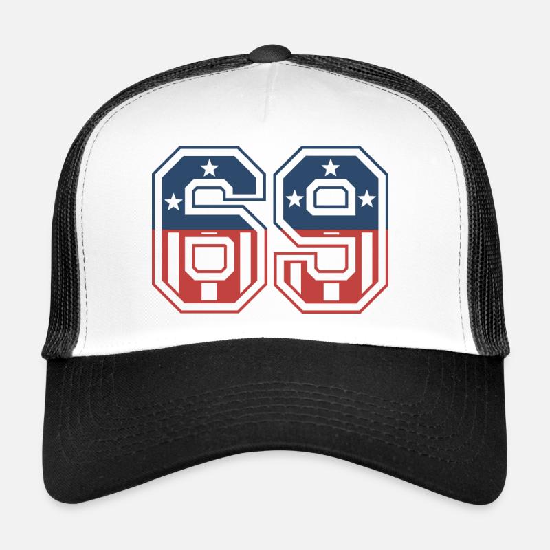 Numéro 69 États-Unis Casquette trucker 