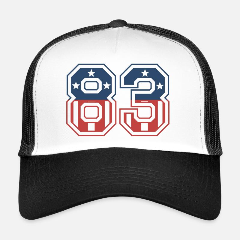 Nummer 83 USA Trucker Cap