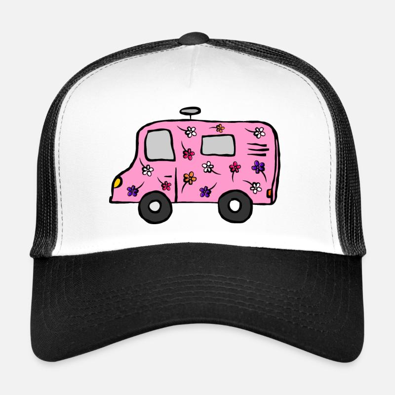 Flower Power RV avec SAT Bowl Casquette trucker 