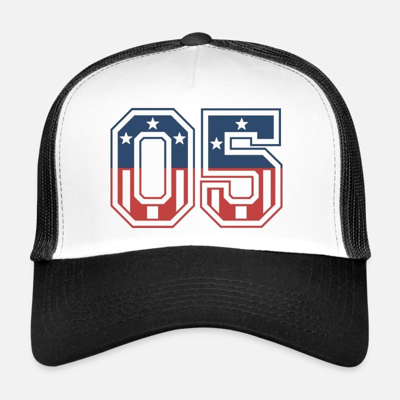 Numéro 05 États-Unis Casquette trucker 