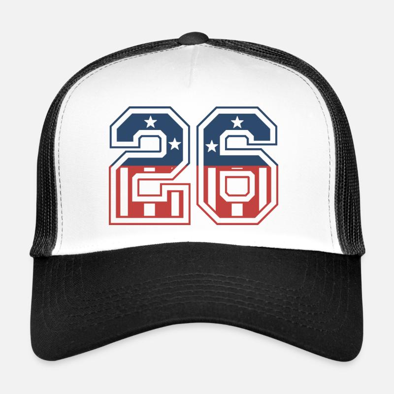 Nummer 26 USA Trucker Cap
