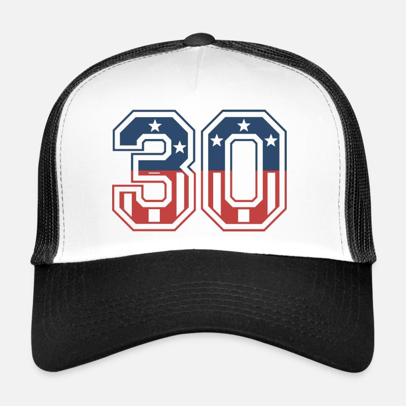 Numéro 30 États-Unis Casquette trucker 