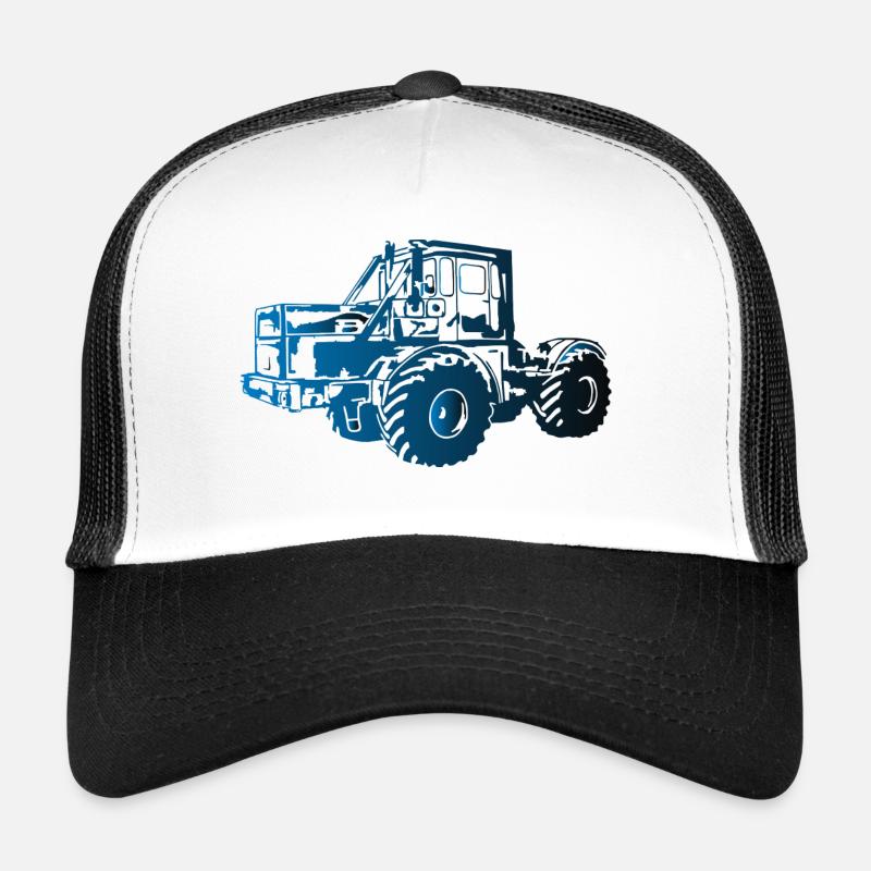Kirovets K700 Traktor K70 - Trucker Cap - Weiß/Schwarz