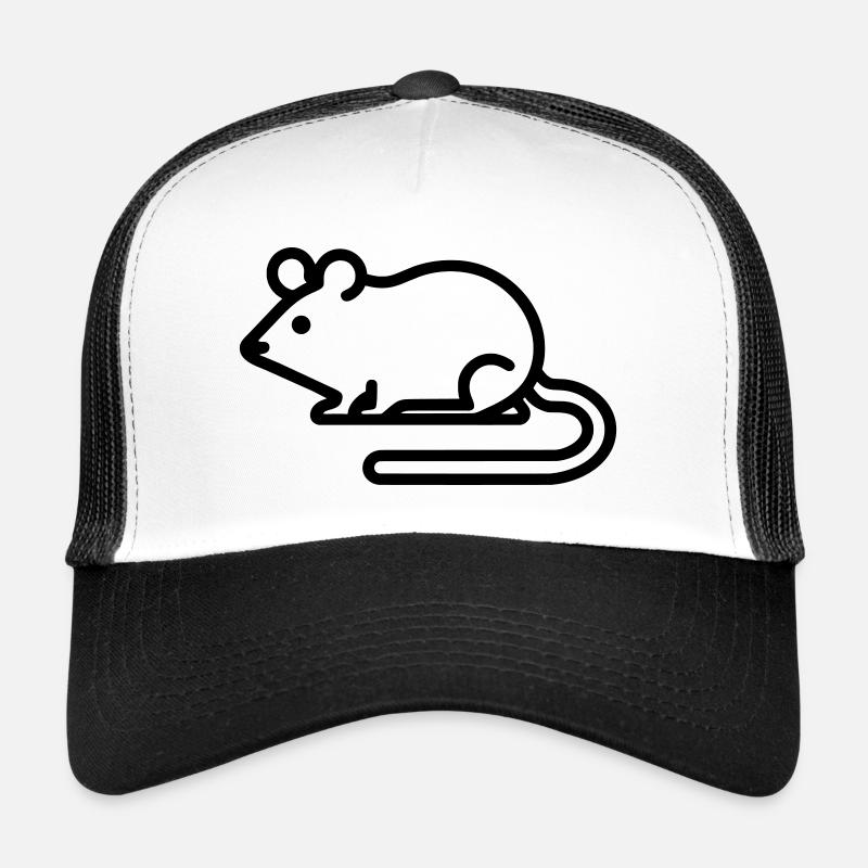 Charming Minimalist Mouse Icon for All Occasions Trucker Cap