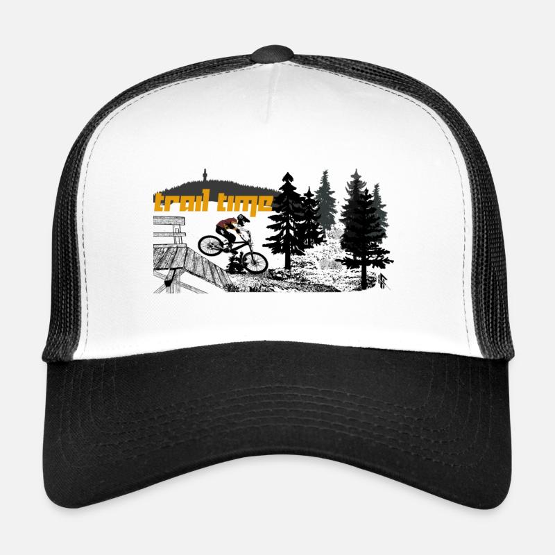 Mountainbike MTB trail time Trucker Cap