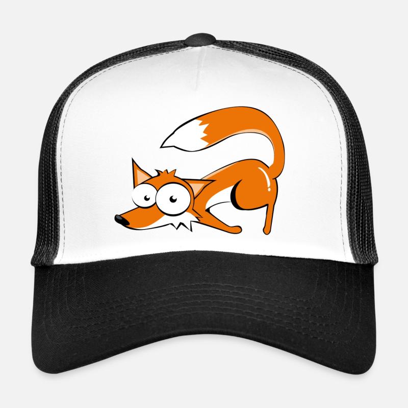 Fuchs - Trucker Cap - Weiß/Schwarz