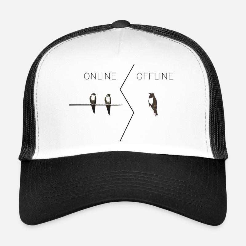 Online Birdy - Trucker Cap - Weiß/Schwarz