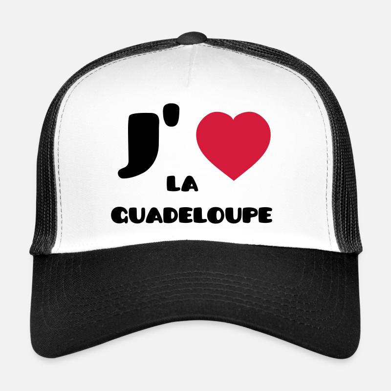 J'aime la Guadeloupe (V) Casquette trucker 