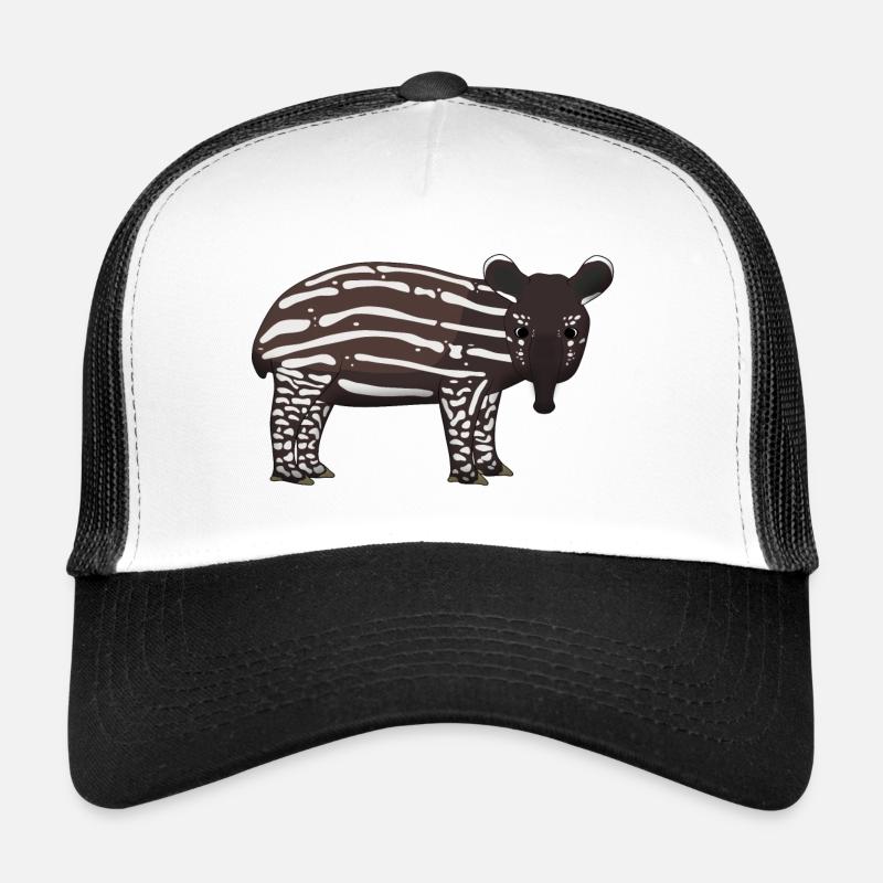 Babytapir - Trucker Cap - Weiß/Schwarz