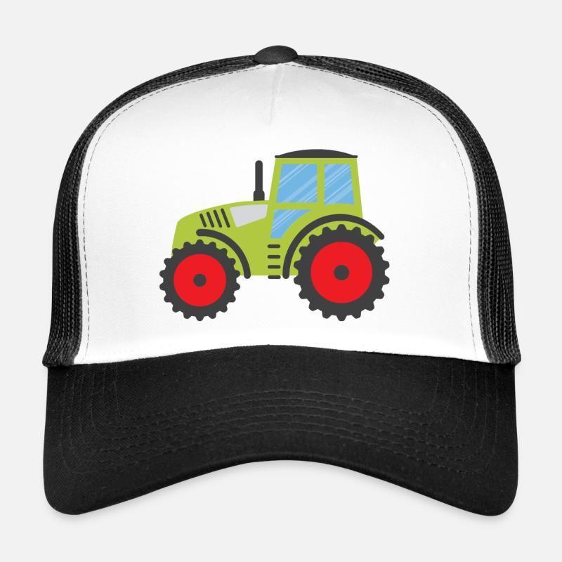 Green Tractor Trucker Cap
