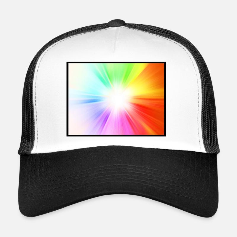 Regenbogen Punkte Trucker Cap