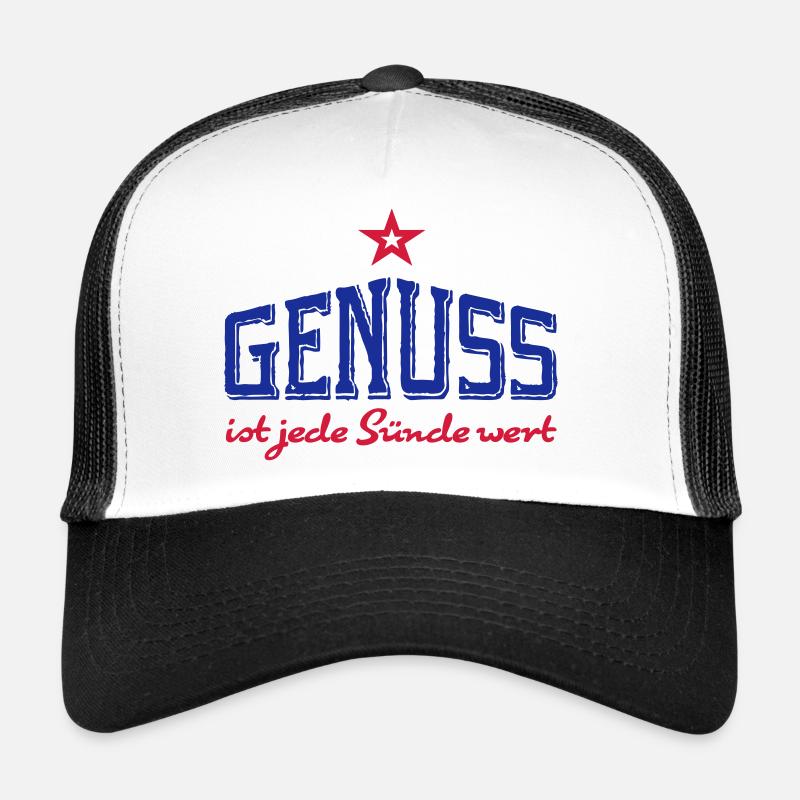 Kochen - Trucker Cap - Weiß/Schwarz