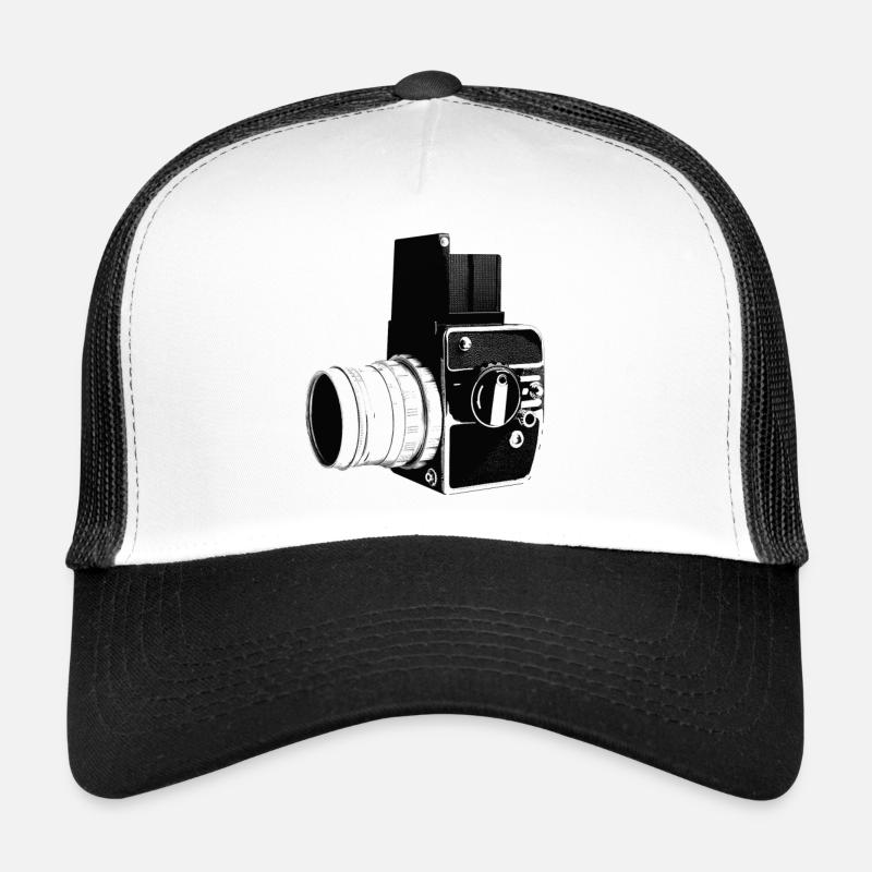 Old camera - Trucker Cap - white/black