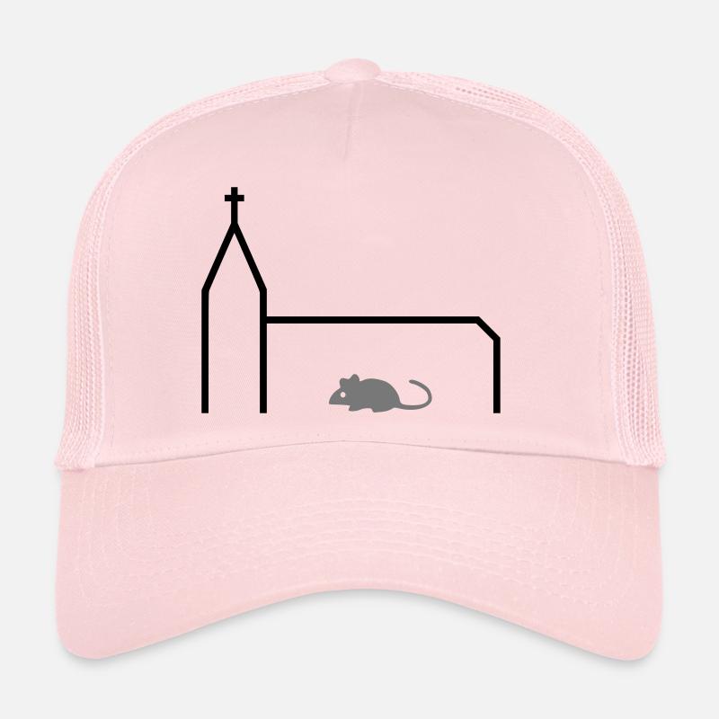 ★ Couleurs de conception modifiables ★ Souris d'église Souris d'église Casquette trucker 