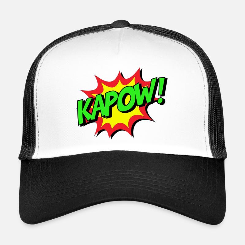 KAPOW Explosion de la bande dessinée Casquette trucker 