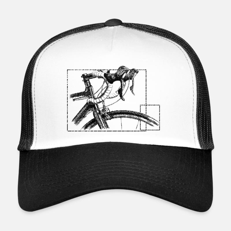 Racing bicycle - Trucker Cap - white/black